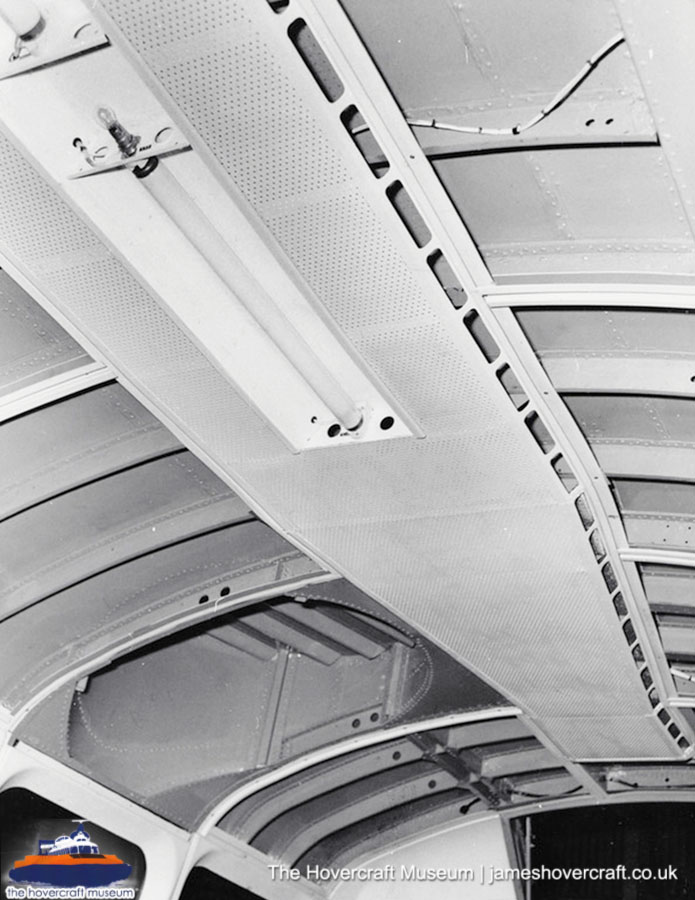 SRN6 close-up details - Cabin roof (credit: The Hovercraft Museum Trust).